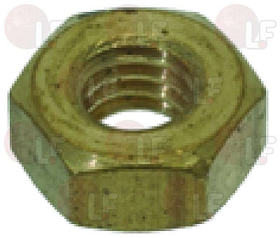 BRASS NUT M4 - 100 PIECES