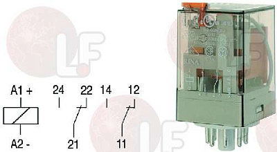 RELAY 60.12.8.230.0040 10A 250V 50/60Hz