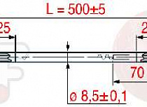 SHEATHED HEAT.ELEM. RSV-050 150W 230V
