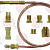 UNIV.THERMOCOUPLE M9x1 60 cm M6x0.75