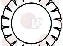 EXT. TOOTH. WASHER ? 3x6x0.4 �� - 200PCS