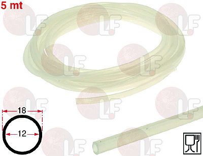 SILICONE HOSE ? 12x18 SHORE 60 - 5 m