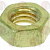 BRASS NUT M6 - 100 PCS
