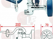STANDARD BLUE SPRAY VALVE