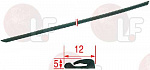 GLASS SIDE GASKET 655 ��