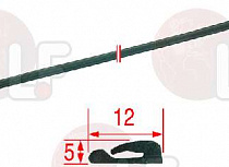 GLASS SIDE GASKET 655 ��