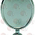 OVAL VERTICAL CHROMEPL. BADGE HOLDER