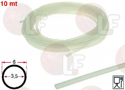 SILICONE HOSE ? 3,5x6 SHORE 60 - 10 mt