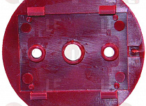 KNOB RED RING
