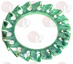 S/STEEL COGGED WASHER M14 UNI 8842