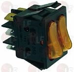 YELLOW DOUBLE SWITCH 16A 250V YELLOW DOUBLE SWITCH 16A 250V
